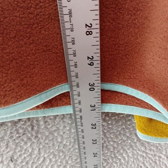 Patagonia Jacket Mens XXL Sisu Brown Mustard Color Block Fleece Snap T Synchilla - Picture 7 of 10